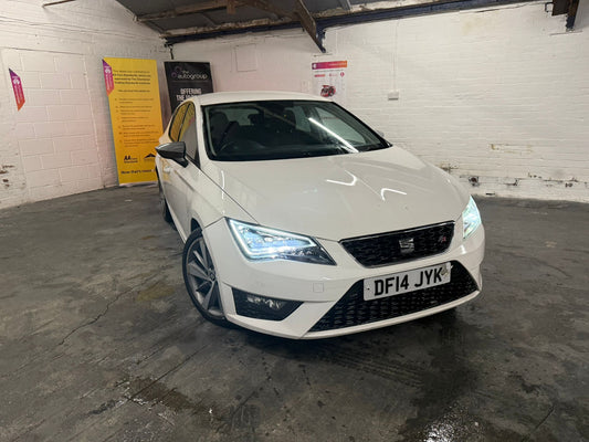 2014 SEAT Leon FR Technology 2.0 TDI 150  White – £2,995